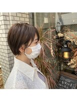 スラン(sran hair and spa) モカブラウンのハンサムショート♪