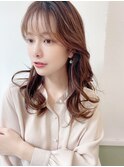 【HONEY渋谷】横顔美人の小顔外巻きレイヤー×ベージュブラウン