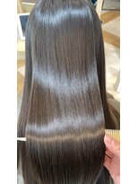 ジーナ 船橋(Zina)&nbsp;オトナ女子ツヤ髪アッシュカラーふんわりミディシースルーバング