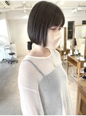【LITA】ぷつっとボブ×グレージュカラー