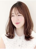 抜け感セミロング 30代40代50代