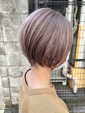 ファンド 千葉(fand) ミルキーピンク/ショート/コンパクトショートブリーチカラー