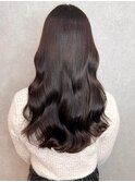 ダークアッシュ×イメチェンロングヘア(髪質改善/縮毛矯正)