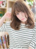 大人ガーリー外国人風春パーマセミディc5戸田公園20代30代40代
