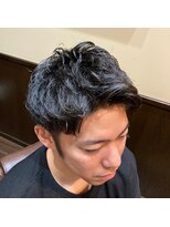 ヒロギンザ 五反田店(HIRO GINZA)&nbsp;理容室　床屋　センターパート　ツイスパ　2ブロック