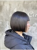 【西荻窪cieloチェーロ】切りっぱなし顎ラインボブ