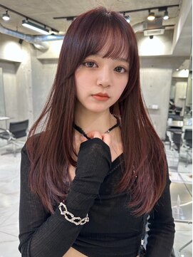 サイン 渋谷(SIGN) ザクザクレイヤーカット巻き方簡単ミディアムロング韓国表参道