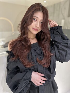 ロンドメリア 天神大名店(Lond Melia) ★切りっぱなしボブエアリーロング美髪のススメピンクブラウン★