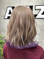 オルズ 渋谷(ALLZ)&nbsp;ミルクティーダブルカラーハイトーンケアブリーチケアカラー