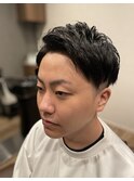 アップバングショートスタイル