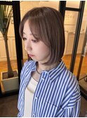 【志免】極細ハイライトカラー/ミルクティーベージュ/山之内