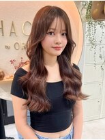 ハチ(HACHI)&nbsp;韓国風オレンジブラウンカラー