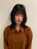 ラヴィズム 長岡店(LUVISM)&nbsp;ミディアム顔周りレイヤーおくれ毛前髪長岡/新潟/宮関