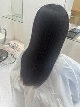 ヘアポジションにかほ ナチュラルなストレート感の縮毛矯正
