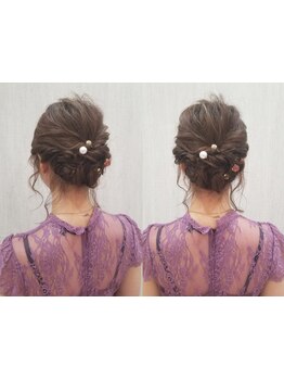 【ヘアセット\2800】何回も使える！結婚式,二次会,デート等可愛い褒められヘアでお出かけ♪心斎橋/髪質改善