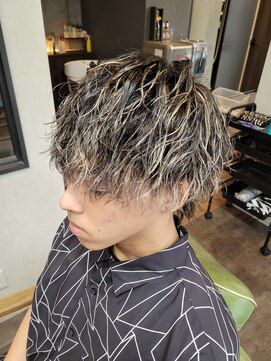 メンズ レオ 南森町店(men's LEO) メッシュ×ツイスパ×ウルフ