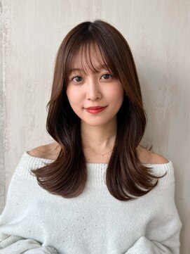 アフロート ルヴア(AFLOAT RUVUA) くびれヘア/レイヤー/顔まわり/サイドバング/こなれミディ