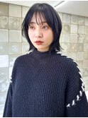 くびれボブ 外はねボブ ボブ ボブヘア フェイスレイヤー