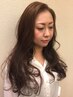 縮毛矯正リタッチ＋毛先REカール＋カット＋ヒト幹細胞培養液生TR￥19500