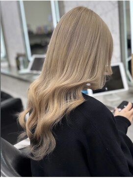 ジェプシー(JPCY) ベージュ/裾カラー/エンドカラー/オフブラック