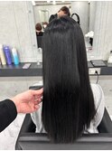 レイヤーカット イメチェン 美髪 ホワイトブロンド