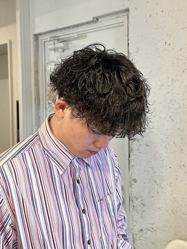 アルジャーノン グリーン(ALGERNON GREEN) 波巻きスパイラル/メンズスタイル/メンズパーマ