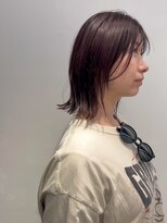 ロマリア 青山 南青山(Lomalia)&nbsp;乾かすだけでキマるボブ/アプリコットチェリーブラウン