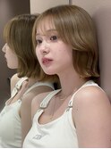 ミニウルフレイヤーカット顔周り前髪韓国ショートボブ/池袋
