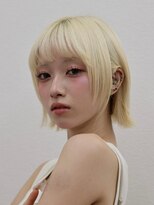 ヒマル 学芸大学(Himaru)&nbsp;くびれヘア/アプリコットオレンジ/夏のヘアアレンジ/学芸大学