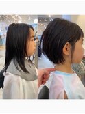 女の子キッズカット☆大人可愛いフェザーショート◎オール世代☆