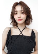 ケアリー 練馬(Carelly)&nbsp;デザインカラー/レイヤーカット/ウェットヘア/オリーブベージュ