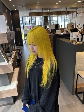 ソワンドブレス 阿倍野店(soin de brace) ハイトーン　yellow/レディース/小顔