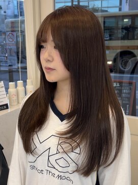 シエ バイ ケンジ 湘南台(sie by KENJE) こっくりマロンブラウン×レイヤーカット