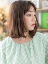 カバーヘア ブリス 上尾西口店(COVER HAIR bliss)&nbsp;■パールベージュ外ハネ抜け感小顔ハッシュボブ402上尾20代30代