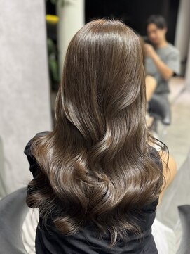 シティ(CITY) 大人女子の上品韓国レイヤー 夏のくびれコテ巻きパーマ ワンホン