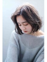 organic+tricot 所沢　ボブ/カラー/ハイライト/白髪ぼかし【1月7日NEWOPEN（予定）】 30代40代◎冬カラー◎アッシュグレージュハイライト×小顔ボブ
