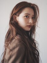 リル 茅ヶ崎(Liru:)&nbsp;くびれヘア/アプリコットオレンジ/ハイライトカラー/茅ヶ崎