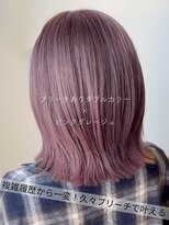 サラジュ 仁川店(SARAJU) 【カラー特化】高山担当 ブリーチあり×ピンクグレージュ