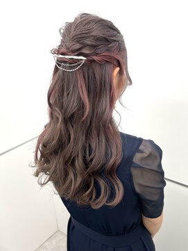 アイメゾン バイノノ(I MAISON by nono) ハーフアップ/ロング/ヘアセット/結婚式ヘアセット