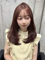 ラフィット 香椎(lafit)&nbsp;ブリーチなしでも可愛いピンクベージュカラー♪