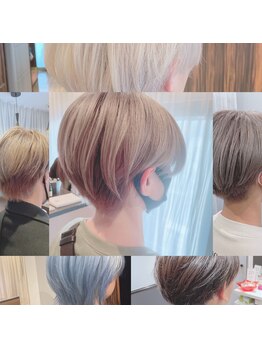 ミラレスカ 栄(MIRA RESCA)の写真/ナチュラルな韓国風パーマスタイル◎マッシュウルフで創る、色気ある大人カジュアル♪