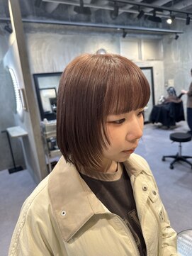 オルロバイイザ(ORLO by IZA) ★ラベンダーピンクベージュカラー艶髪髪質改善顔周りレイヤー