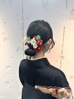 イロ ジェイアール JR奈良店(IRO) 卒業式ヘアセット【綺麗めまとめ髪】