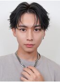 【La fith】メンズカット×センターパート×ナチュラルパーマ