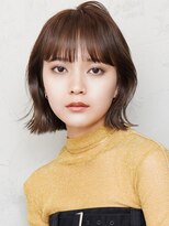 ラフィス ヘアー ハーバー 横浜店(La fith hair Harbor)&nbsp;【La fith】グレーベージュ×切りっぱなしボブ