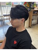 ニュアンスパーマ　センターパート