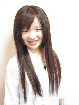 美容室イーナ(e na) 濃淡のパープルエクステと黒がハロウィン！