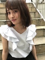 ヒート バイ アンカットラウンジ 渋谷(HEAT by UNCUT&LOUNGE)&nbsp;シースルーバング&ボブ【HEAT by UNCUT&LOUNGE 渋谷】