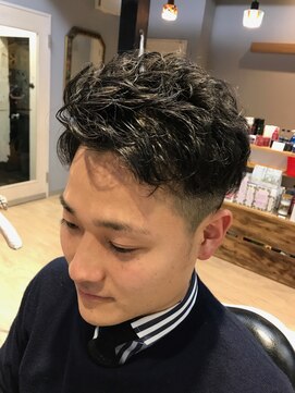 ハックス(HK's) ツーブロックショートパーマ