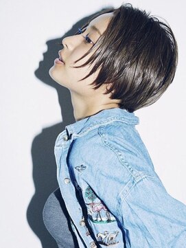 ルッソ チアロ(Lusso chiaro) ☆艶感美ラインボブ×前髪なしショート☆/30代40代50代